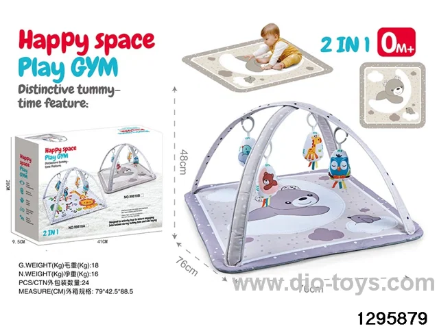 2-in-1 Baby Gym Mat in color box