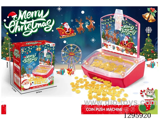 Christmas Sound & Light Coin Pusher