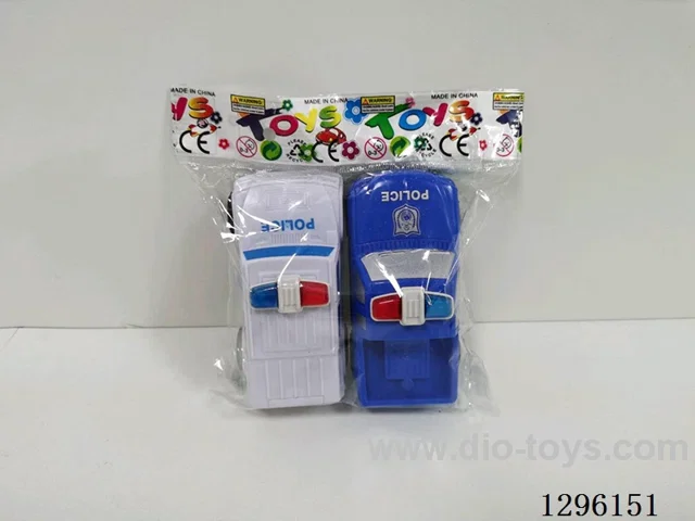 Pull-Back Police Cars 2PCS