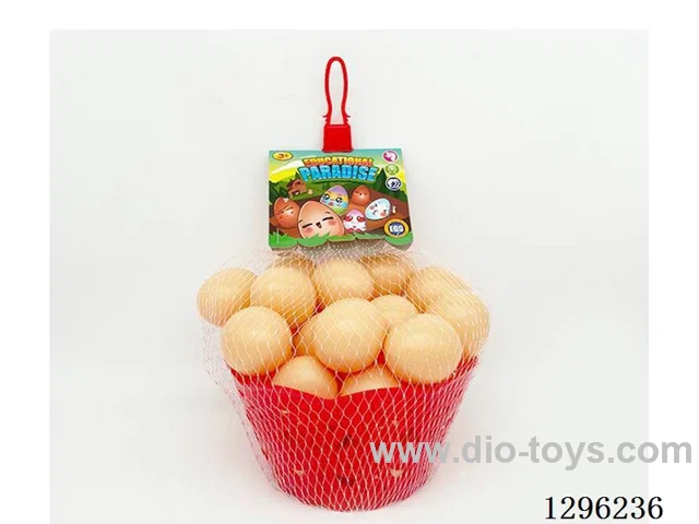 Realistic Egg Basket Set