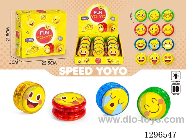Smiley Faces Yoyo 12PCS