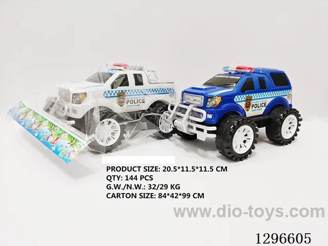 Inertia Off-Road Police Car (with Roll Cage)2 colors