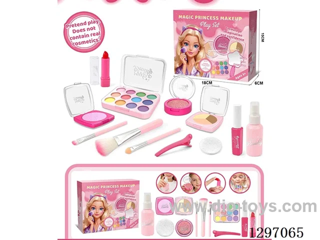 Cosmetics Set, 12-PCS (Non-Smearable/No Liquids)