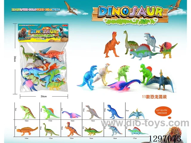 (GCC) Painted Dinosaurs (11PCS)