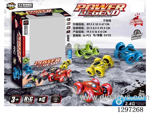 2.4G RC Stunt Double-Sided Race Car W L/M