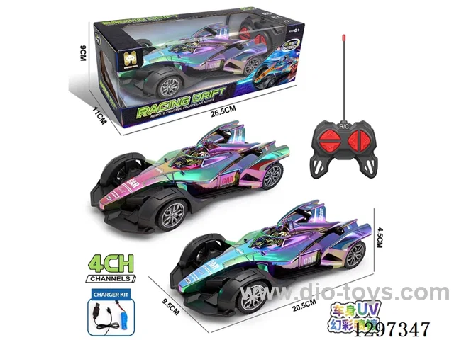 4ch RC F1 Race Car (2-Colors, included battery)