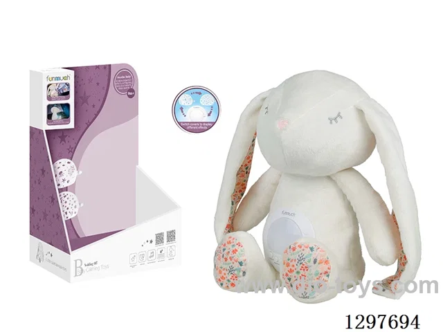 Soothing Nap Night Light & Projection Plush (Rabbit)