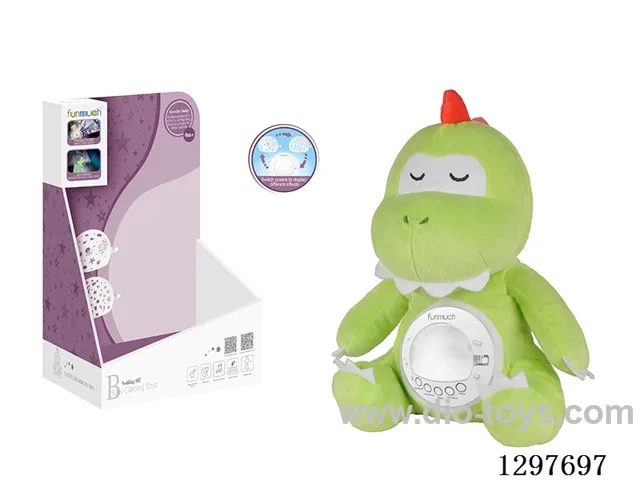 Soothing Nap Night Light & Projection Plush (Dinosaur)