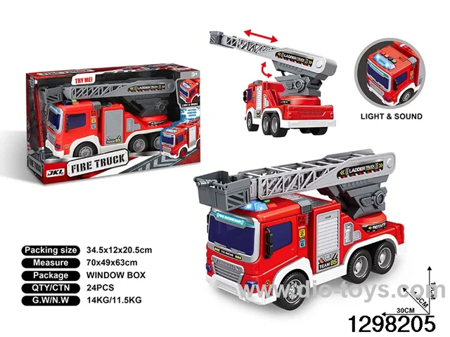 1:16 inertia fire truck in colour box
