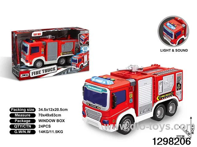 1:16 inertia fire truck in colour box