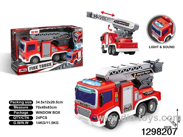1:16 inertia fire truck in colour box