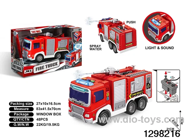 1:20 inertia fire truck in colour box