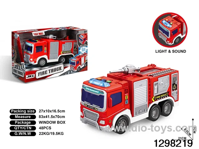 1:20 inertia fire truck in colour box