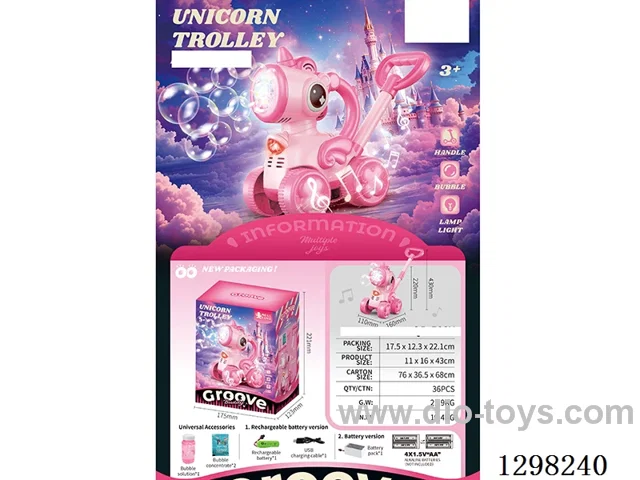 Unicorn Bubble Cart