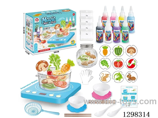 Water Sprite Magic Cooking Theme (Blue) 38 PCS DIY Set