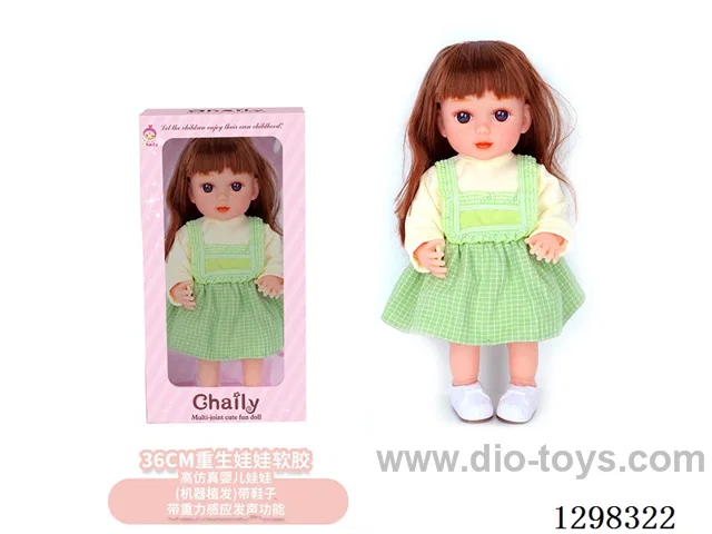 14inches (real baby feel) reborn baby doll,  collectible art dolls with full softness body, poseable limb and lifelike details - Gravity-sensing sound function