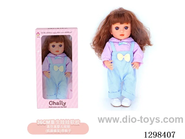 14inches (real baby feel) reborn baby doll,  collectible art dolls with full softness body, poseable limb and lifelike details