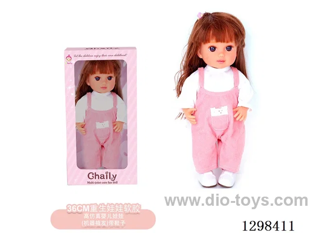 14inches (real baby feel) reborn baby doll,  collectible art dolls with full softness body, poseable limb and lifelike details