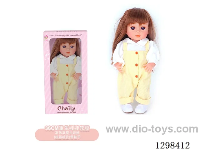 14inches (real baby feel) reborn baby doll,  collectible art dolls with full softness body, poseable limb and lifelike details