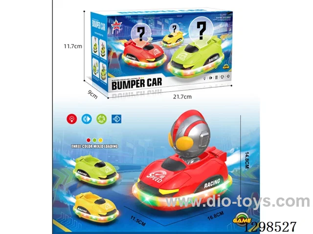 B/O Ultraman Bumper Cars W L/M/spray