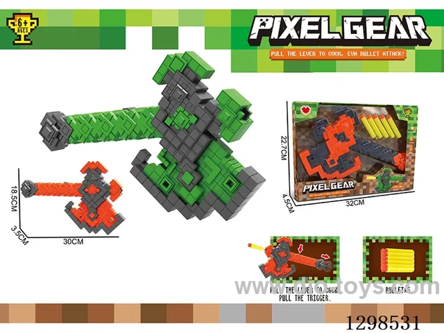 Pixel Axe Soft-bullet Gun