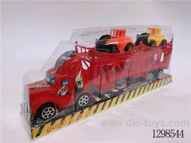 Inertial towing vehicle - Blue. Red. Yellow. 3 colors