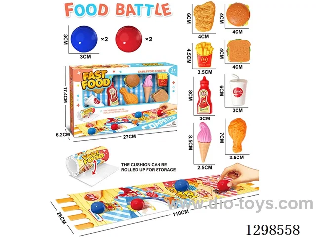 Fast Food Battle Puzzle Board Game