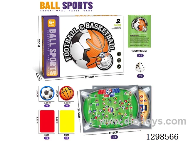 Fun Soccer & Basketball Competition Board Game