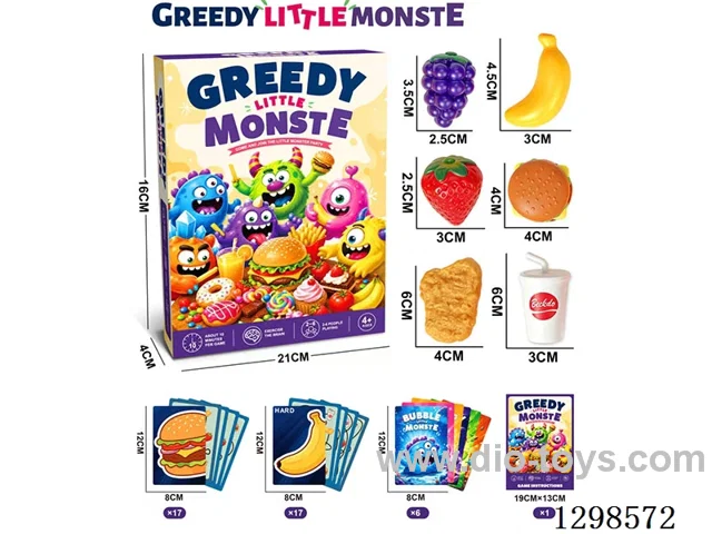 Hungry Little Monster Connect-the-Dots Board Game