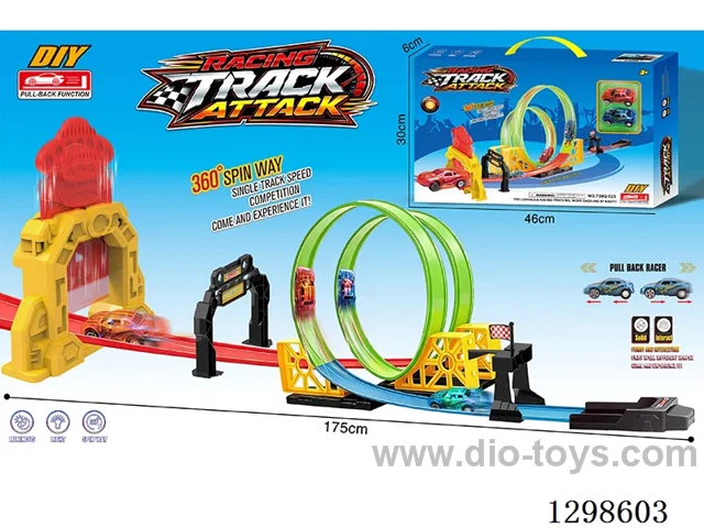 pull back Light-Up Track Car (Flying Saucer)