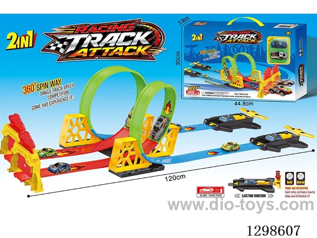 Large Catapult Alloy Track Car (Flying Saucer)