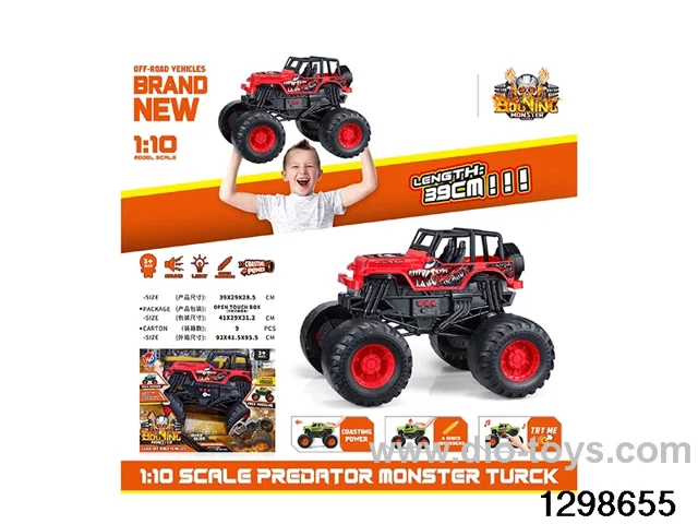1: 10 Fire and Wind Wheel Venom Jeep Scooter [With Light and Music]