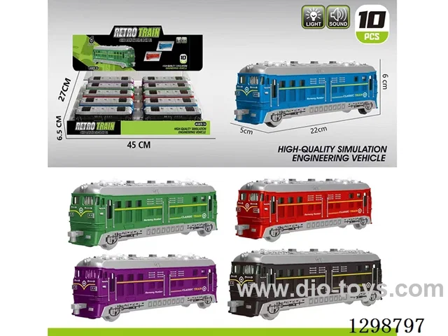 inertia car 5 colors 10PCS W L/M included 3*AG13 battery