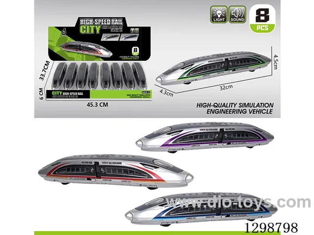 inertia car 4 colors 8PCS W L/M included 3*AG13 battery