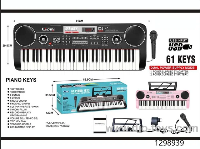 61 Keys keyboard piano