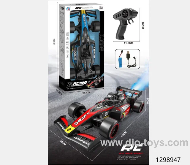 2.4G 1:8 5 ch rc car with spray，include battery