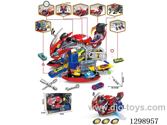 Motorcycle and car maintenance assembly DIY track not included battery