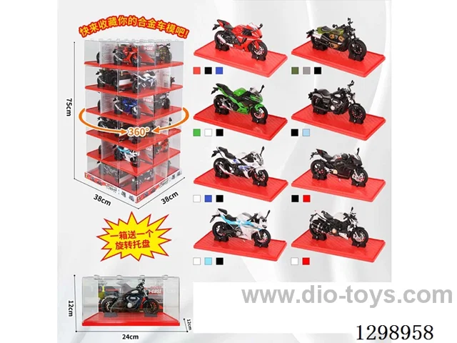 1: 12 free wheel alloy Warrior Eagle motorcycle