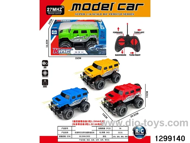 5-band light-controlled off-road Hummer remote control vehicle