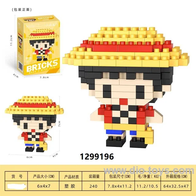 Mini figure building block in color box