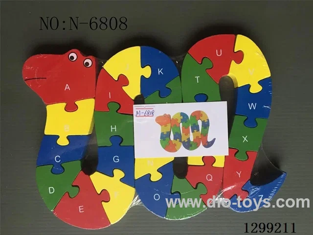 3D Snake Puzzle Blocks