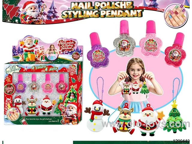 Christmas Snowman Nail Polish DIY Nail Set with Figure Charm