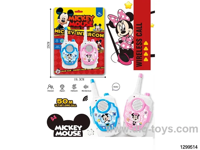 Mickey&Minnie Walkie Talkie (Communication Range 50M)