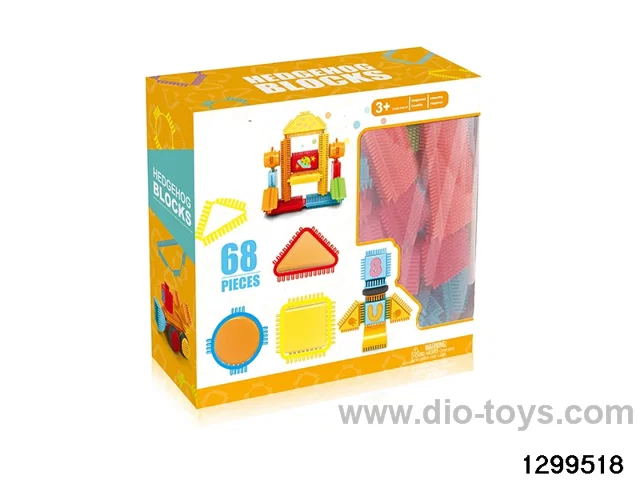 Hedgehog Geometric Building Blocks - 68 pieces