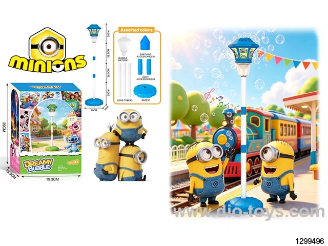 Minions Light & Music Electric Bubble Wand with Lithium Battery
