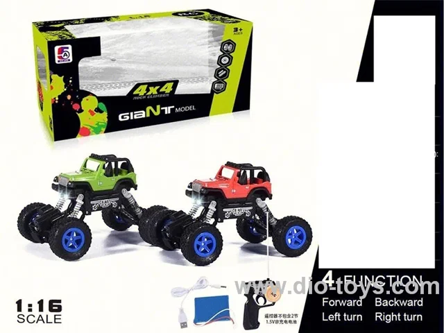 1:164 Scale 4WD Jeep Military Off-Road Climbing Vehicle (with Battery)