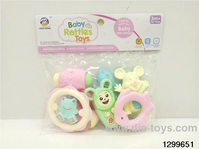 6PCS baby rattle