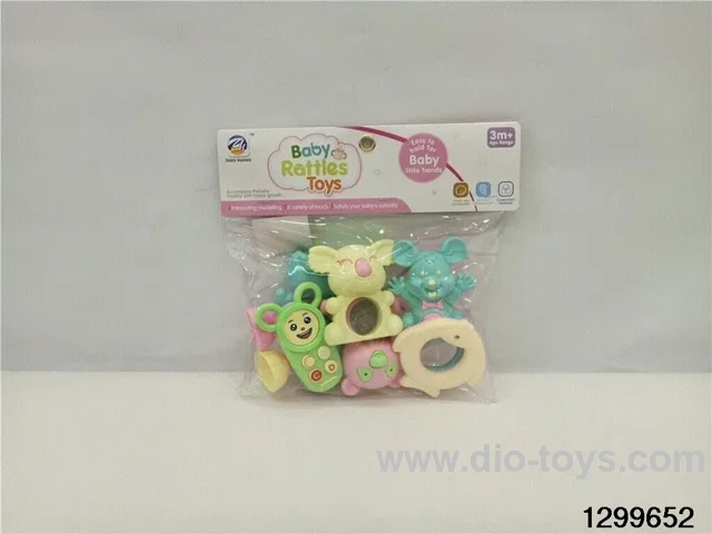 6PCS baby rattle