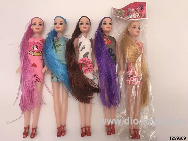 11-inch bare-legged long-haired Barbie