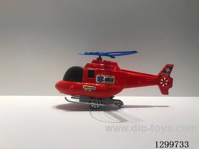 Black-Window String-Pull Rescue Helicopter